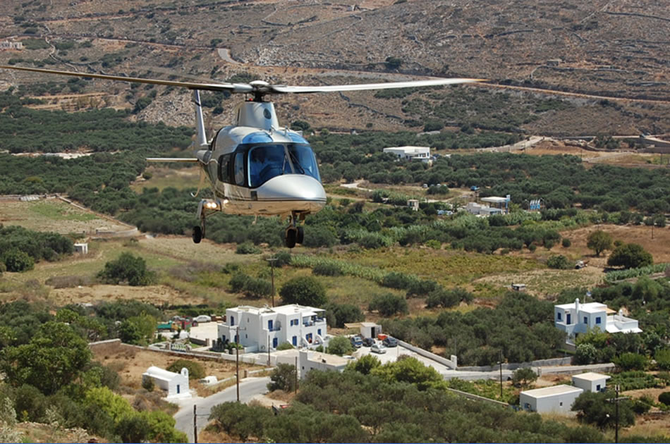 Helicopter charter Greece