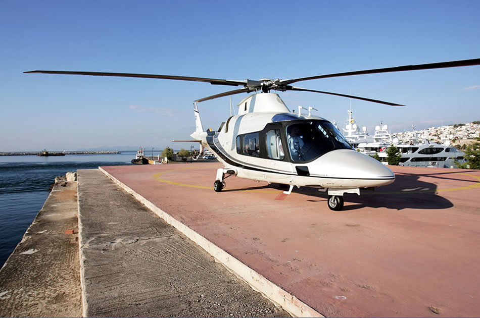 Helicopter charter Greece