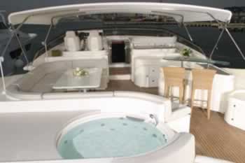 PANDORA Ferretti 112 feet luxury crewed motor yacht charter Greece