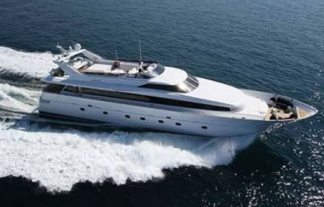 M/Y Admiral 108 feet luxury crewed motor yacht charter Greece