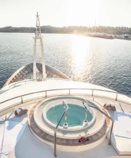 LIGHT HOLIC crewed luxury mega yacht charter Greece for sailing holidays