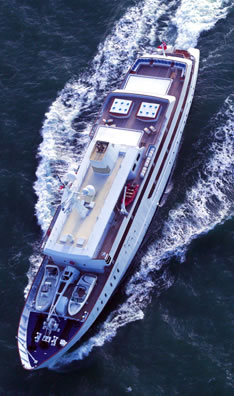 TITAN Mega Yacht Charter Greece