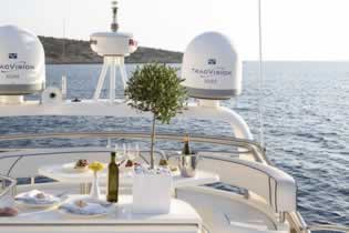 MILOS AICON 56 motor yacht charter Greece