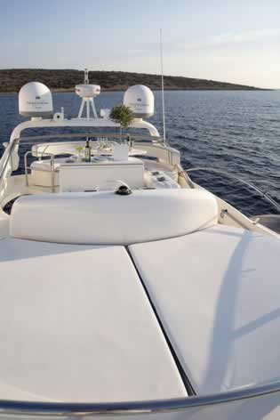 MILOS AICON 56 motor yacht charter Greece