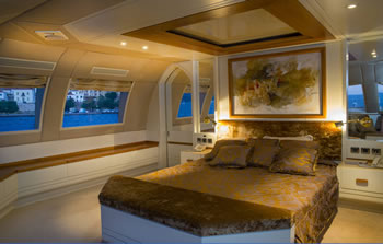 Carmen Fontana 140 feet crewed luxury motor yacht charter Greece